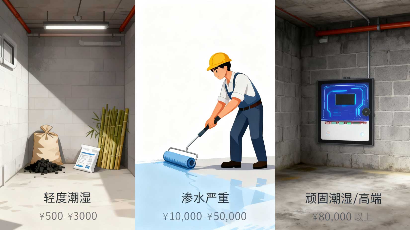 地下室防潮方法因人而异