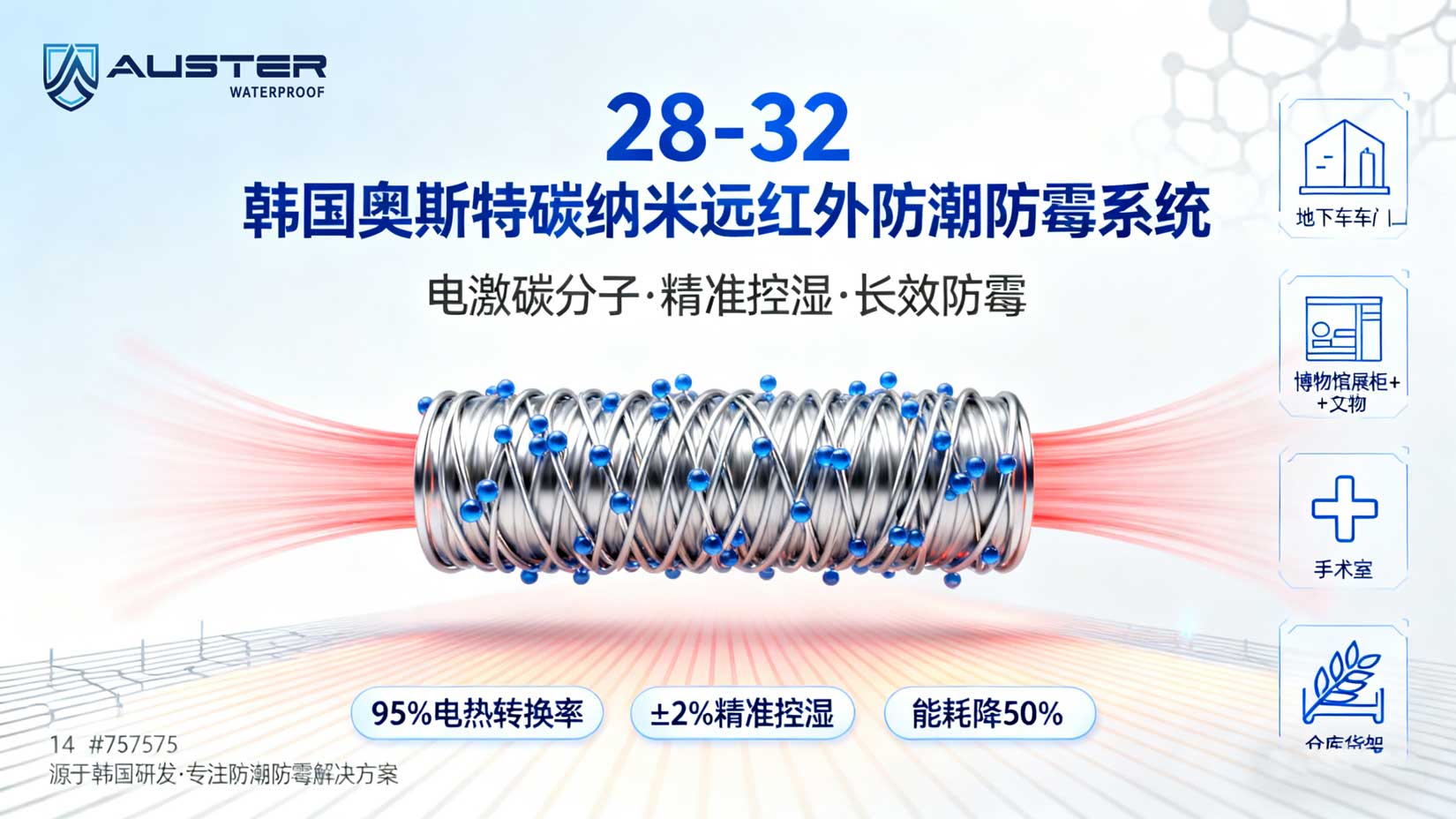 碳纳米远红外防潮防霉系统