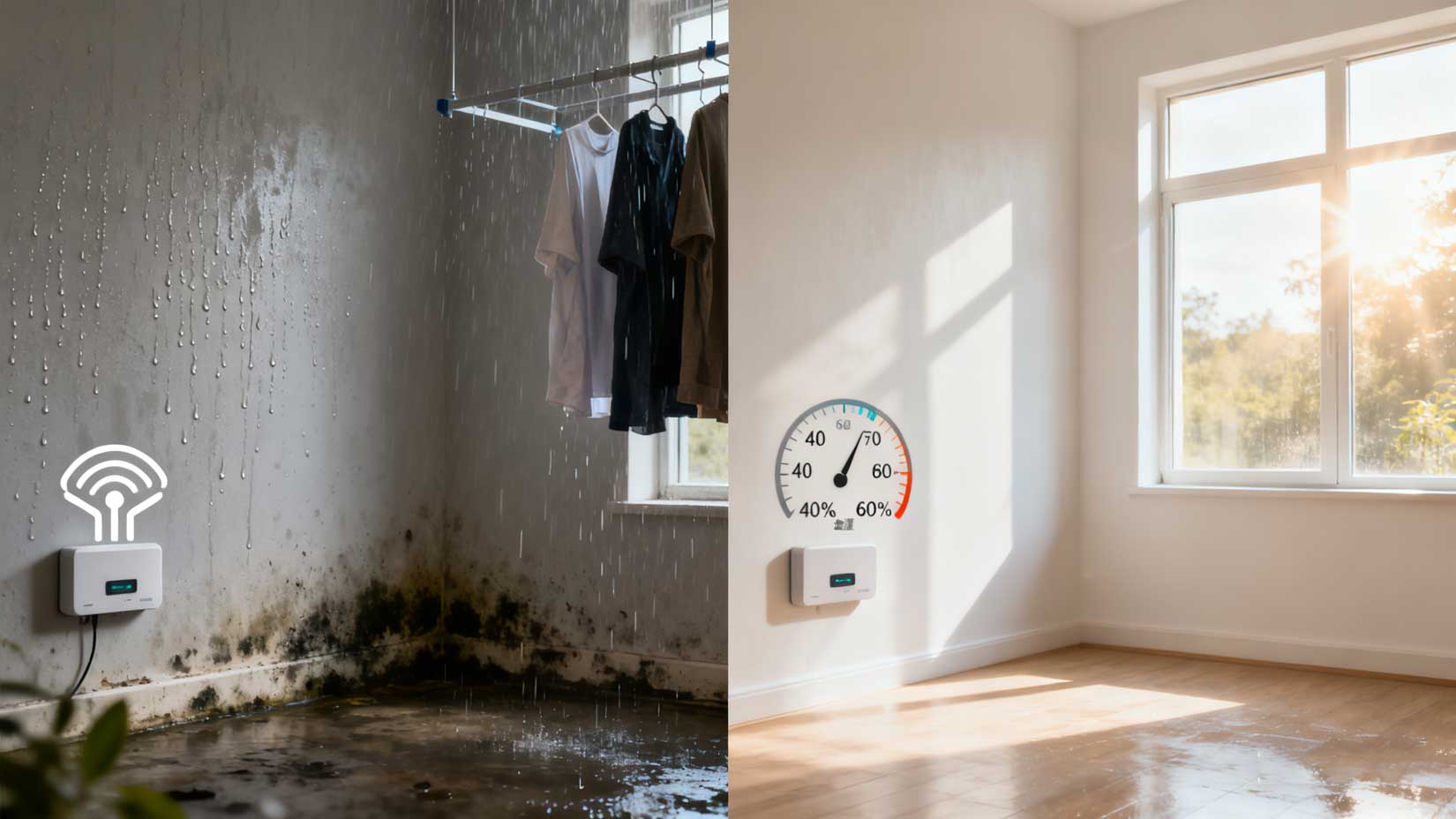 梅雨季节室内潮湿发霉不用慌！防潮防霉全攻略 + 碳红外黑科技轻松破解