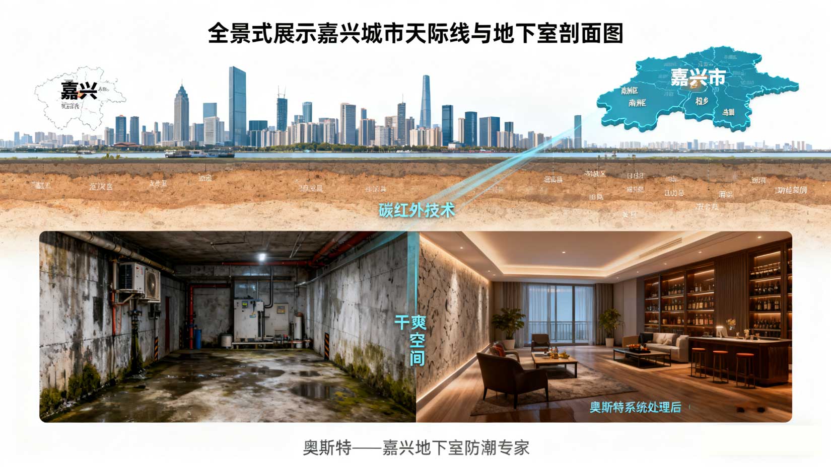 嘉兴地下室防潮防水堵漏全攻略：奥斯特防潮技术值得信赖
