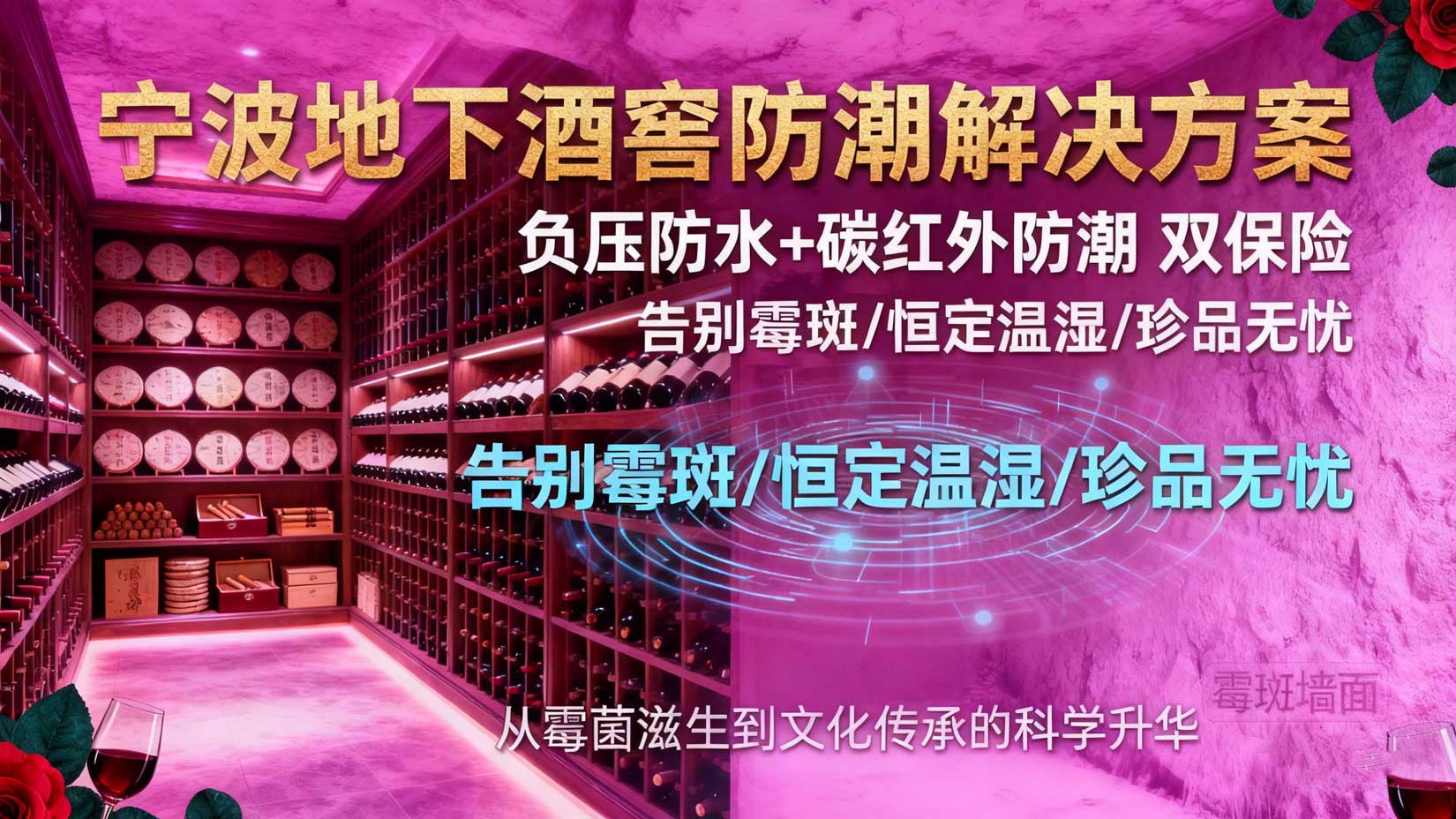 宁波地下室潮湿难题：地下酒窖从霉菌滋生到珍品储藏的科学升华